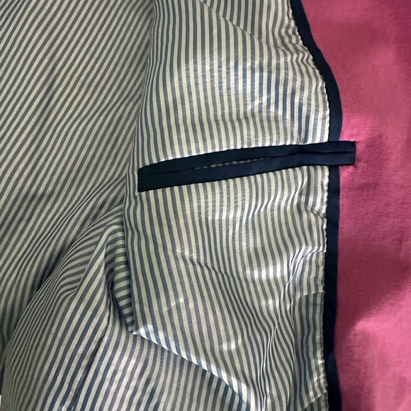 J.Crew 20 Pink Two-Button Preppy Office Siren Blazer Boardroom Chic Academia - Picture 7 of 8